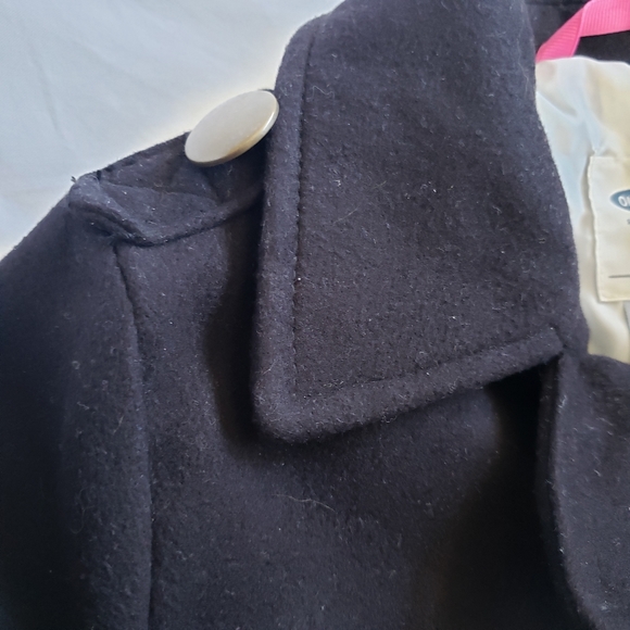 Euc old navy girls pea coat size 5 black - Picture 4 of 7